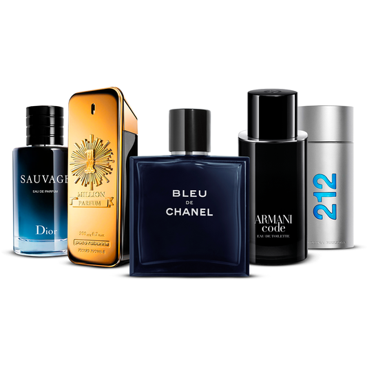 Set od 5 parfema   – Sauvage, 1 Million, Bleu de Chanel, Armani Code i 212 Men  [100 ml svaki]
