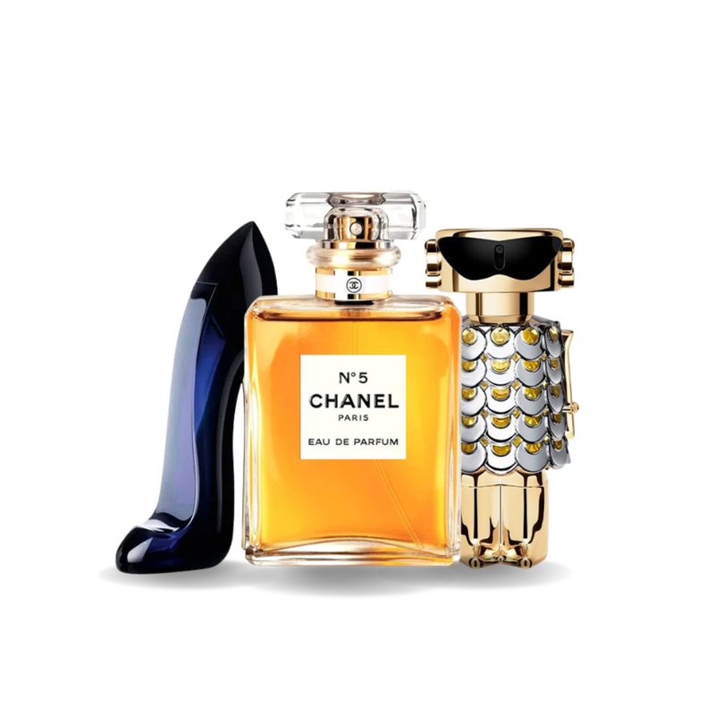 Set od 3 parfema | GOOD GIRL, Chanel Nº5, FAME 100 ml