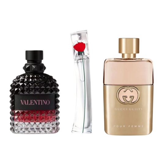 Set od 3 parfema | Gucci Guilty, Valentino Intense, Flower Kenzo 100 ml
